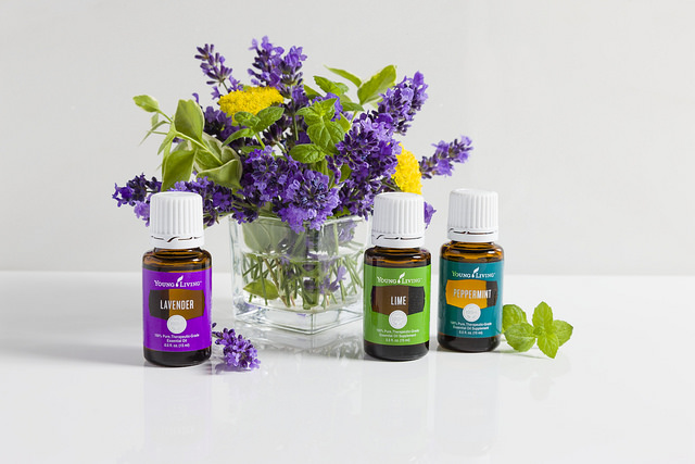 Graphic of a group of Young Living essential Oils