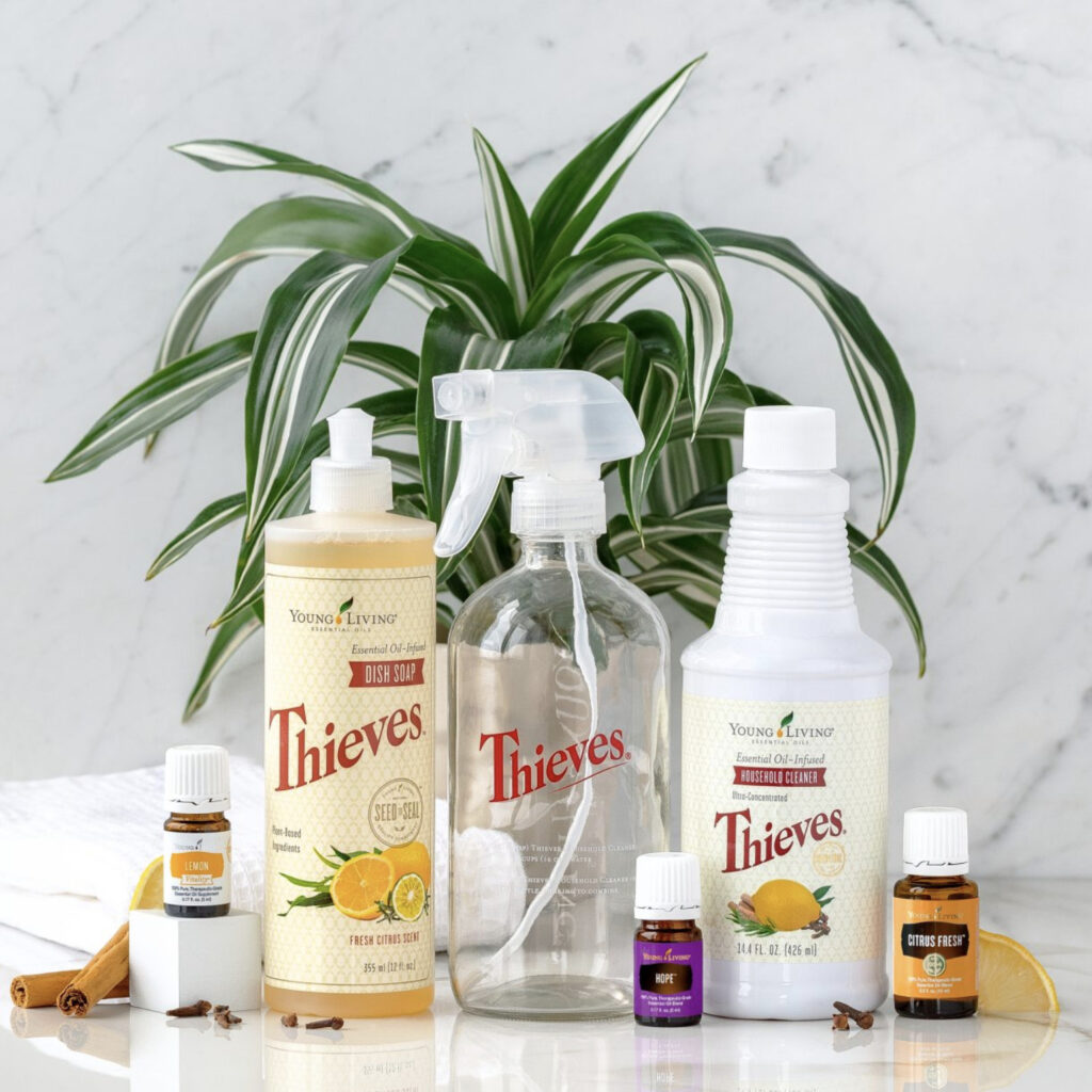 Image of Young Living Cleaning Products range