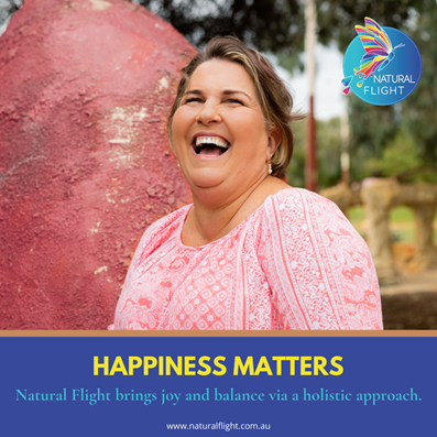 Teressa Smiling Profile Image Teressa, Owner of Natural Flight Smiling & Laughing
