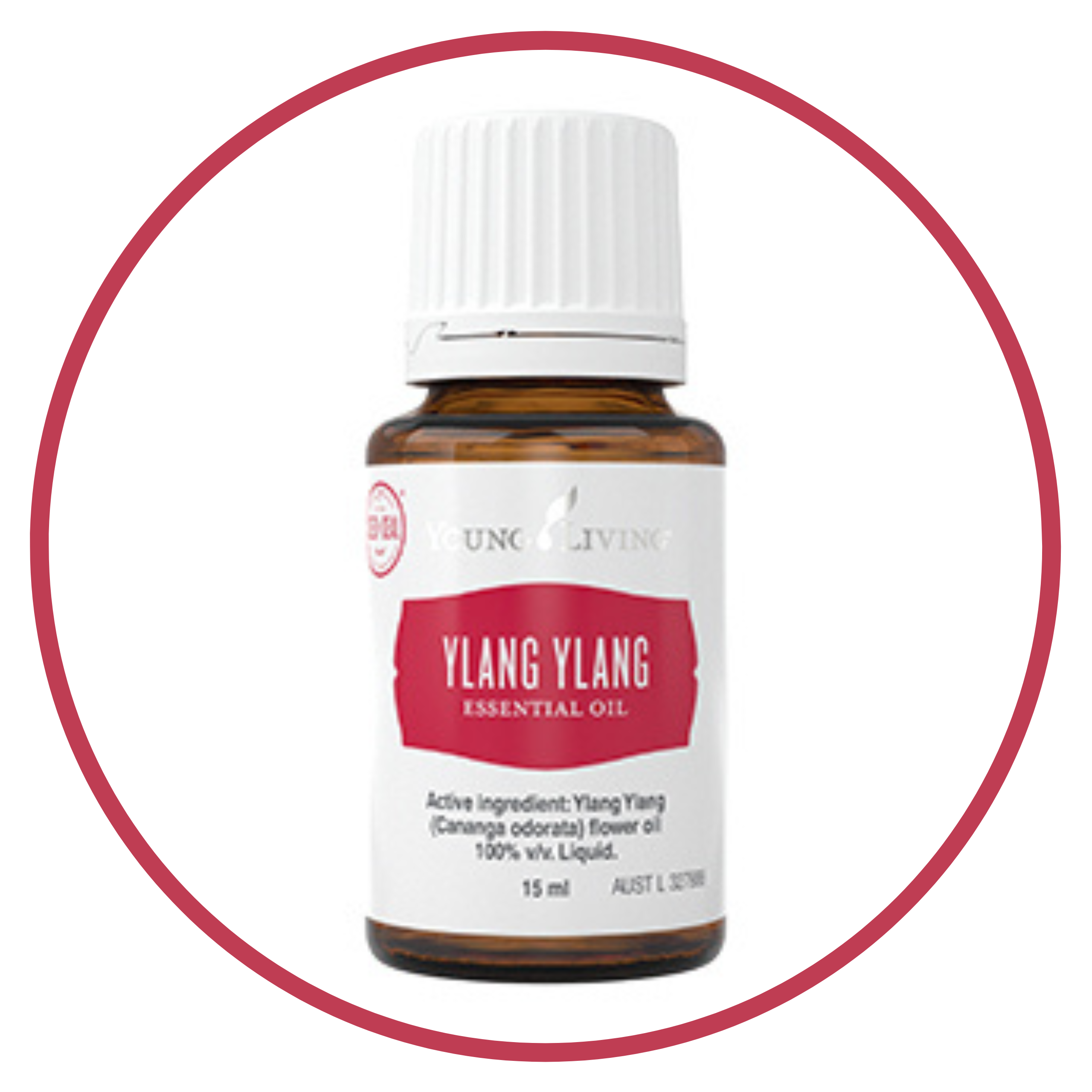 Image of Young Living 'ylang ylang' essential oil bottle